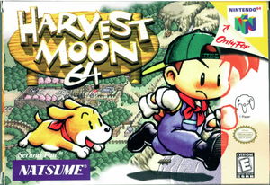 Cover for Harvest Moon 64.