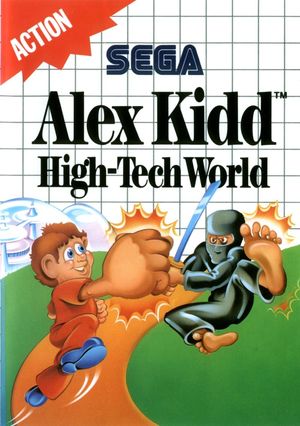 Cover for Alex Kidd: High-Tech World.
