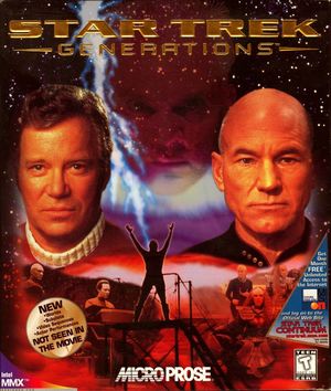 Cover for Star Trek Generations.