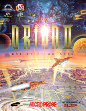 Cover for Master of Orion II: Battle at Antares.