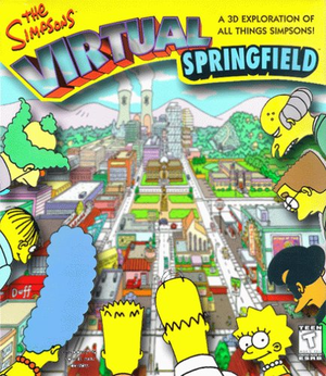 Cover for The Simpsons: Virtual Springfield.