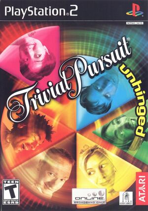 Cover for Trivial Pursuit: Unhinged.