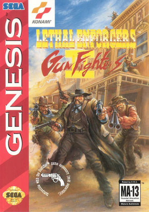 Cover for Lethal Enforcers II: Gun Fighters.