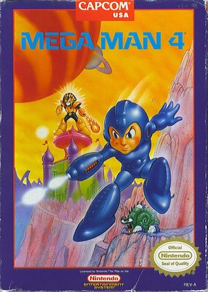Cover for Mega Man 4.