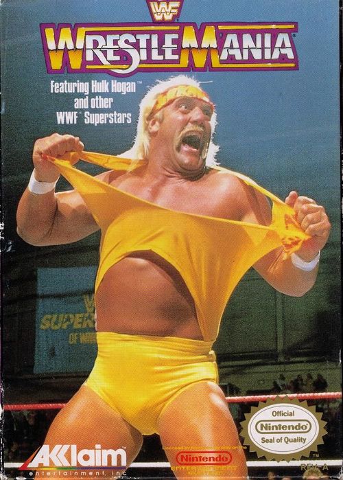 Cover for WWF WrestleMania.