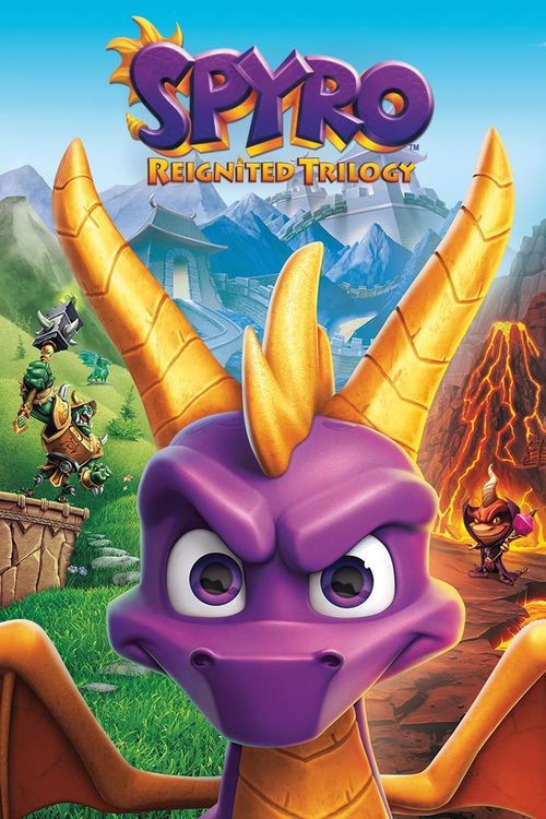 Cover for Spyro Reignited Trilogy.