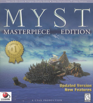 Cover for Myst: Masterpiece Edition.
