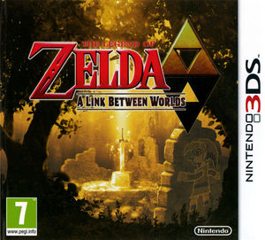 Cover for The Legend of Zelda: A Link Between Worlds.