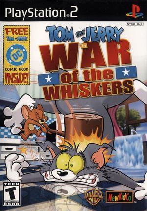 Cover for Tom and Jerry in War of the Whiskers.