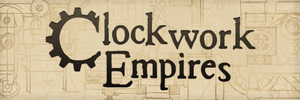 Cover for Clockwork Empires.