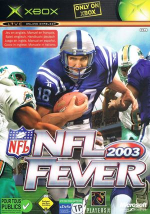 Cover for NFL Fever 2003.