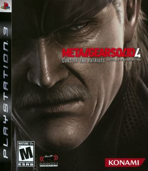 Cover for Metal Gear Solid 4: Guns of the Patriots.