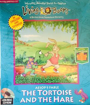 Cover for Living Books Presents: Aesop's Fable - The Tortoise and the Hare.
