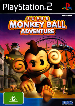 Cover for Super Monkey Ball Adventure.