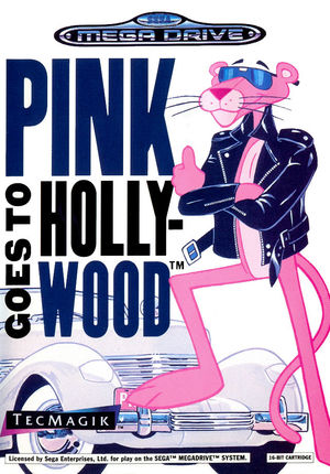 Cover for Pink Goes to Hollywood.