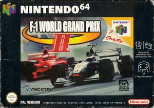 Cover for F-1 World Grand Prix II.