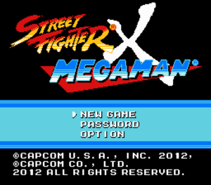 Cover for Street Fighter X Mega Man.