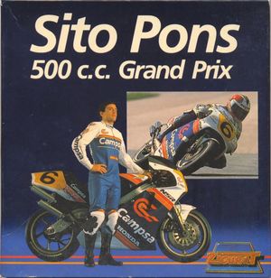 Cover for Sito Pons 500cc Grand Prix.