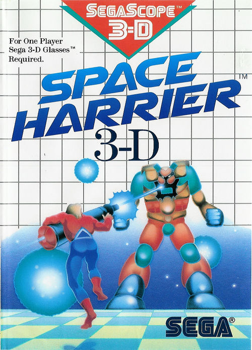 Cover for Space Harrier 3-D.