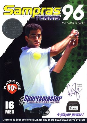 Cover for Sampras Tennis 96.