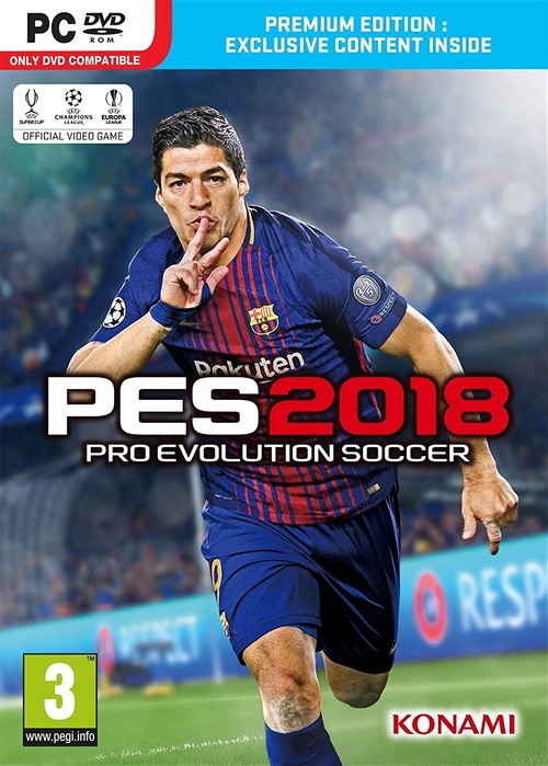 Cover for Pro Evolution Soccer 2018.