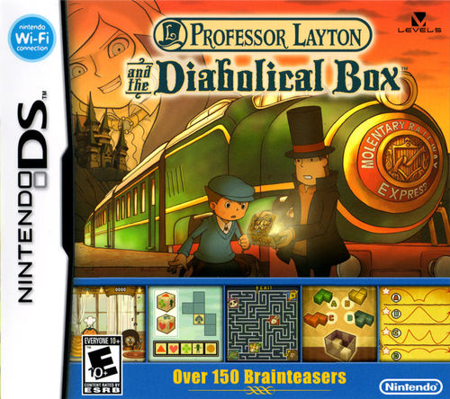 Cover for Professor Layton and the Diabolical Box.