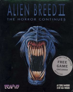 Cover for Alien Breed II: The Horror Continues.