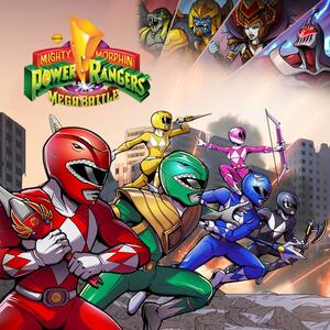 Cover for Mighty Morphin Power Rangers: Mega Battle.