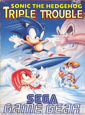Cover for Sonic Triple Trouble.