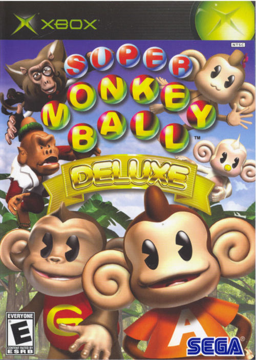 Cover for Super Monkey Ball Deluxe.