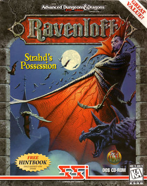 Cover for Ravenloft: Strahd's Possession.