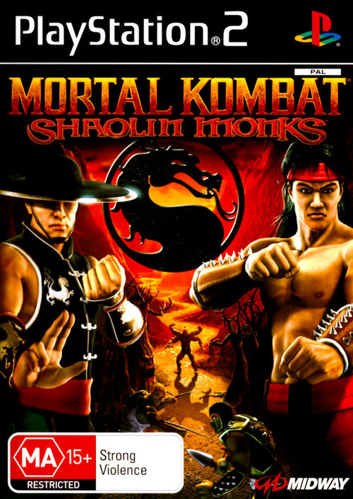 Cover for Mortal Kombat: Shaolin Monks.
