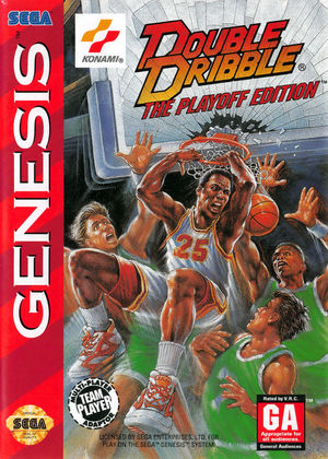 Cover for Double Dribble: The Playoff Edition.