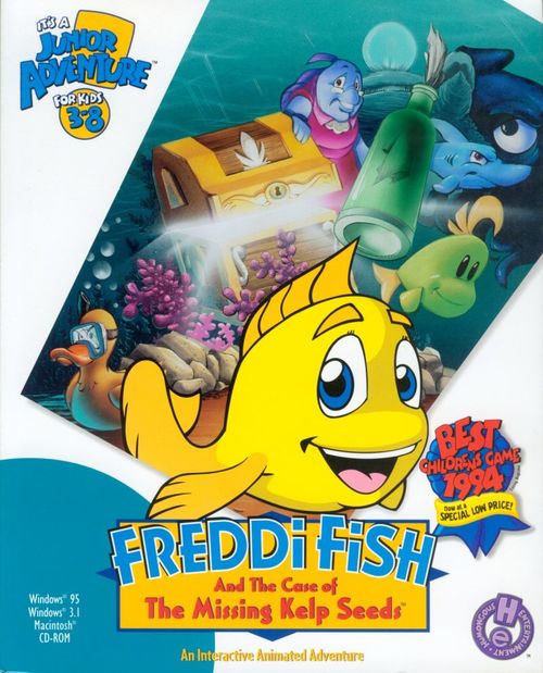 Cover for Freddi Fish and the Case of the Missing Kelp Seeds.