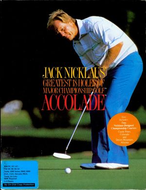 Cover for Jack Nicklaus' Greatest 18 Holes of Major Championship Golf.