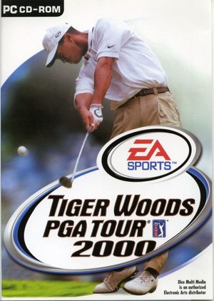 Cover for Tiger Woods PGA Tour 2000.