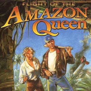 Cover for Flight of the Amazon Queen.
