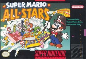Cover for Super Mario All-Stars.