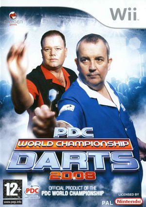 Cover for PDC World Championship Darts 2008.