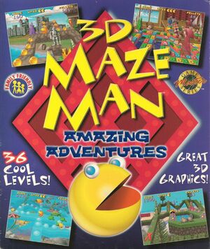 Cover for 3D Maze Man: Amazing Adventures.