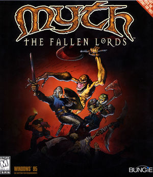 Cover for Myth: The Fallen Lords.