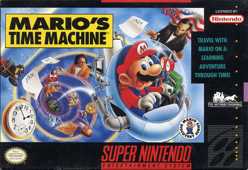 Cover for Mario's Time Machine.