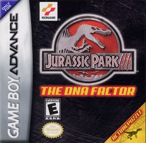 Cover for Jurassic Park III: The DNA Factor.