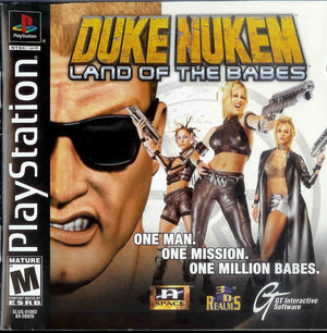 Cover for Duke Nukem: Land of the Babes.