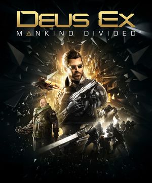 Cover for Deus Ex: Mankind Divided.