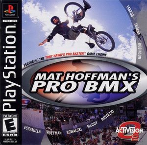 Cover for Mat Hoffman's Pro BMX.