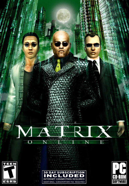 Cover for The Matrix Online.