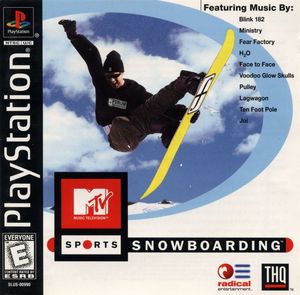 Cover for MTV Sports: Snowboarding.