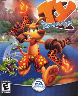 Cover for Ty the Tasmanian Tiger.