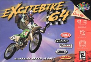 Cover for Excitebike 64.